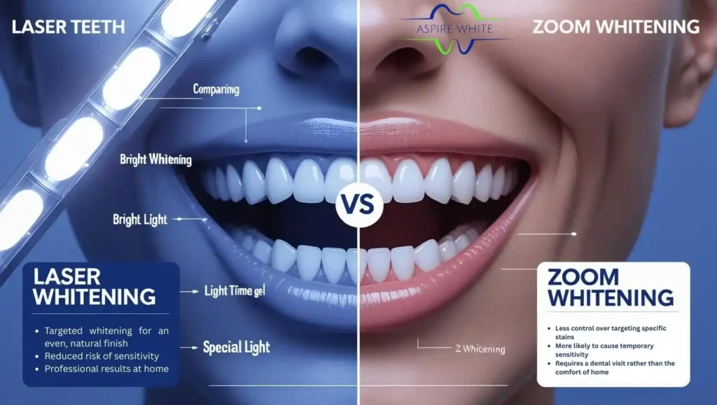 Laser Teeth Whitening vs. Zoom Whitening Hinckley