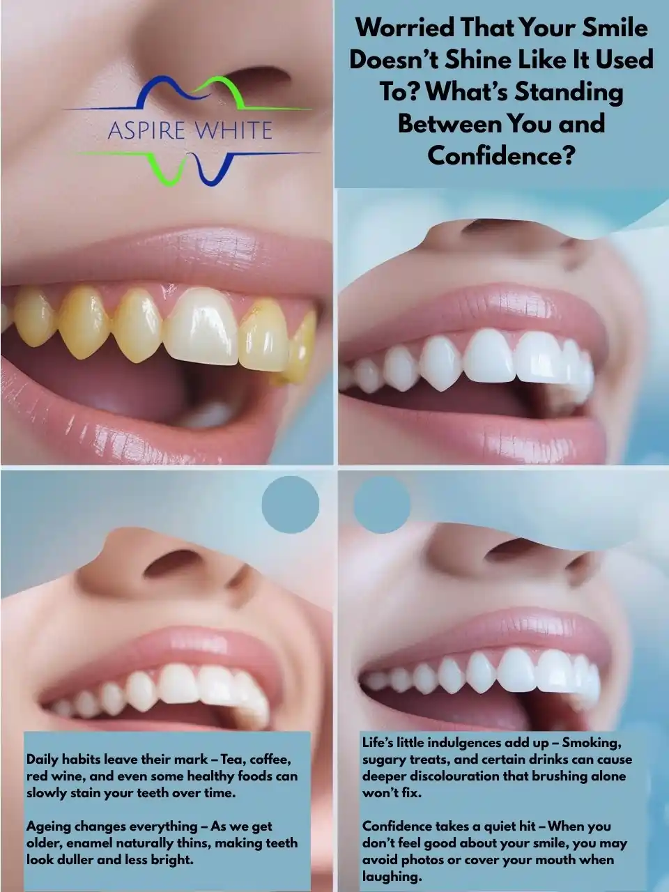 Worried That Your Smile Doesn’t Shine Like It Used To What’s Standing Between You and Confidence Hinckley